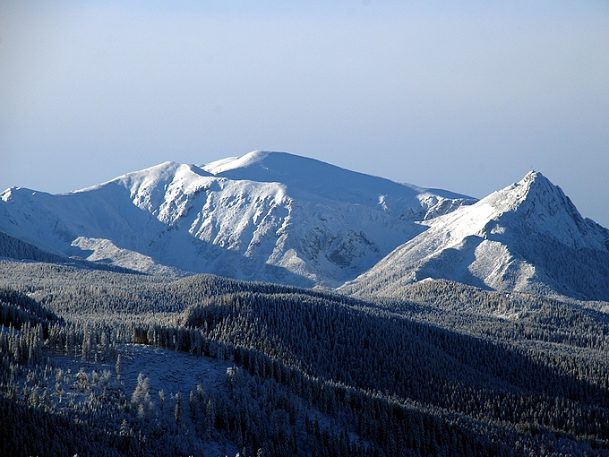 Godwka. Czerwone Wierchy i Giewont
