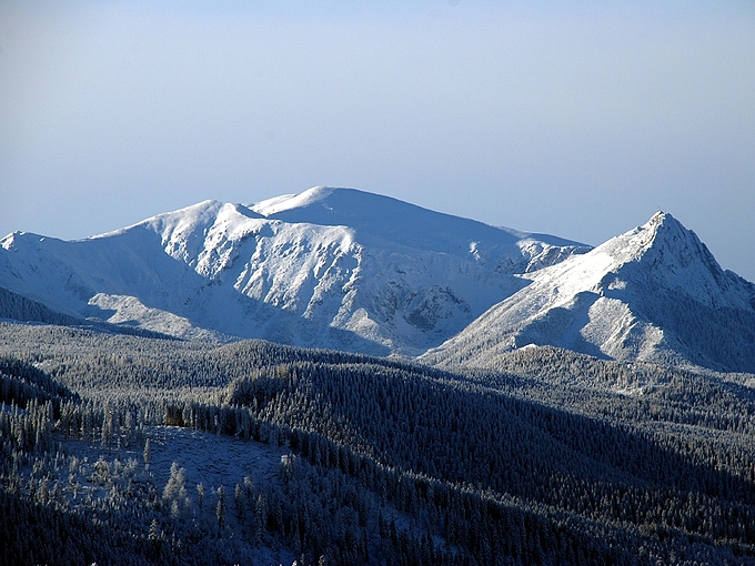 Godwka. Czerwone Wierchy i Giewont