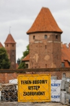 Oblenie Malborka 2012 - zamek wci w budowie