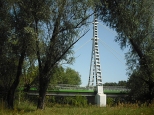 Rowerem po okolicach Pomiechwka. Most na Wkrze w niadwku.
