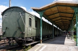Skansen taboru kolejowego w Chabwce.