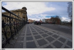 Kalisz - ul.rdmiejska widzina z mostu Reformackiego FishEye 8mm