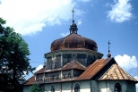 Dach cerkwi w Wielkich Oczach. Paskowy Tarnogrodzki