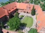 Zamek w Malborku - dziedziniec Zamku redniego