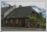 Dobra -  fragment najstarszej zabudowy miasteczka pochodzcej z koca XIX w.