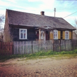 Pikna drewniana chata w Ostrwkach. Podlasie
