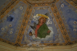 Lubawka - St.Joannes  ewangelista w zniszczonej kaplicy na szczycie gry