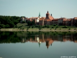 panorama Grudzidza - widok na spichrza