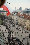 14 kwietnia, Krakowskie Przedmiecie - kolejka do Prezydenckiej Pary