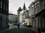 Widok z ulicy Ratuszowej w Bielsku-Biaej