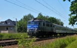 EP07-1022 spki PKP Intercity na stacji Goczakowice-Zdrj