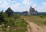 Ruiny zamku w Mirowie-widok oglny.