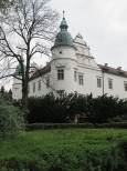 Zamek od strony parku. Baranw Sandomierski