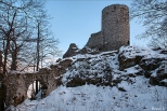 Ruiny zamku w  Smoleniu XIVw.
