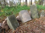 Pozostaoci po dawnym cmentarzu ewangelickim