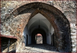 Zamek w  Toszku - brama zamkowa