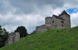 Panorama bdziskiego zamku.
