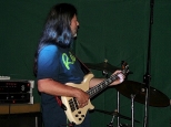Blues na Mariackiej 2010 - na gitarze basowej Mirek Rzepa