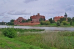 Malbork. Panorama zamku krzyackiego.