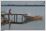 Dbkowice - fragment pomostu na jeziorze Bukowo