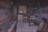 Grnolski Park Etnograficzny - pomieszczenie warsztatowe chaupy bogatego chopa z Istebnej