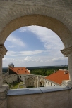 Janowiec - widok na dzedziniec zamku Firlejw.