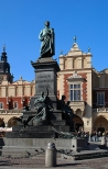 Krakw. Pomnik Mickiewicza.