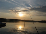 Jezioro Wdzydzkie przed kocem dnia