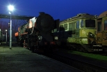 Chabwka - stare parowozy ssiaduj z nowszymi lokomotywami spalinowymi