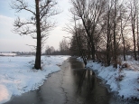 Rzeka Wolica zim