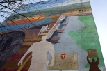 Murale na Zaspie - 1000-lecie Gdaska