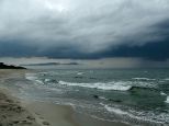 Kunica - morze przed burz.  Kwiecie 2008