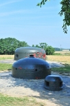 Kopuy bunkra -  Panzerwerk 714. Kaawa