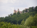 Widok na zamek Janowiec od strony Wisy