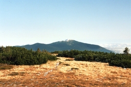 Babia Góra (1725 m.n.p.m.) i Cyl (1515 m.n.p.m.) ogldane ze szczytu Pilska. Beskid ywiecki