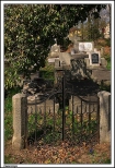 Stawiszyn - popadajcy w ruin cmentarz ewangelicki