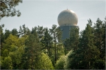 Radar NATO w pobliu Jeziora Szelment Wielki.