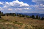 Panorama Beskidu ywieckiego z polany na Rachowcu 954mnpm.