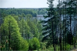 Widok z Gry Racowej na Jezioro ubrowo.