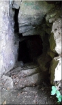 Inne wejcie do jaskini Radochowskiej