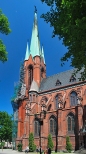 Gliwice. Koci karedralny w. Apostow Piotra i Pawa wybudowany w latach 1896-1900