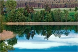 Jezioro Mulaczysko -  z wiey widokowej.