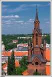 Kalisz - widok z ratuszowej wiey_ wiea katedry
