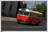 Kalisz - zabytkowy autobus wycieczkowy SAN H100B