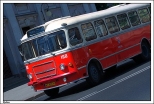 Kalisz - zabytkowy autobus wycieczkowy SAN H100B