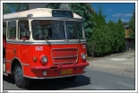 Kalisz - zabytkowy autobus wycieczkowy SAN H100B na Zawodziu