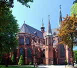 Gliwice. Neogotycka katedra w. Apostow Piotra i Pawa z XIX w.