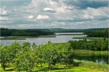 Jezioro Wigry - widok z Bryzgla.