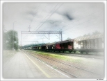 Stacja kolejowa w Karlinie.