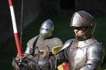 Oblężenie Malborka 2012 - uczestnicy konnego turnieju rycerskiego